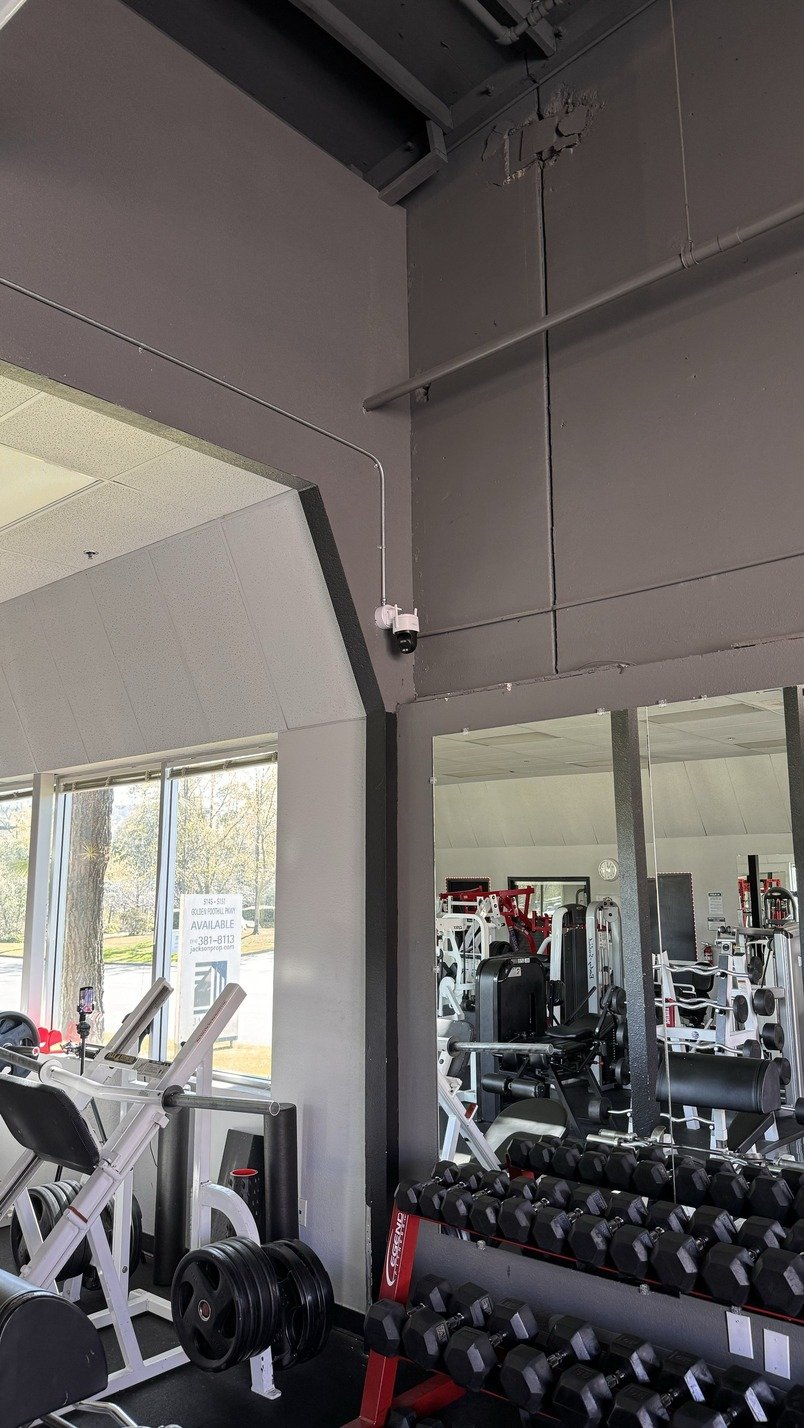 Gym floor camera